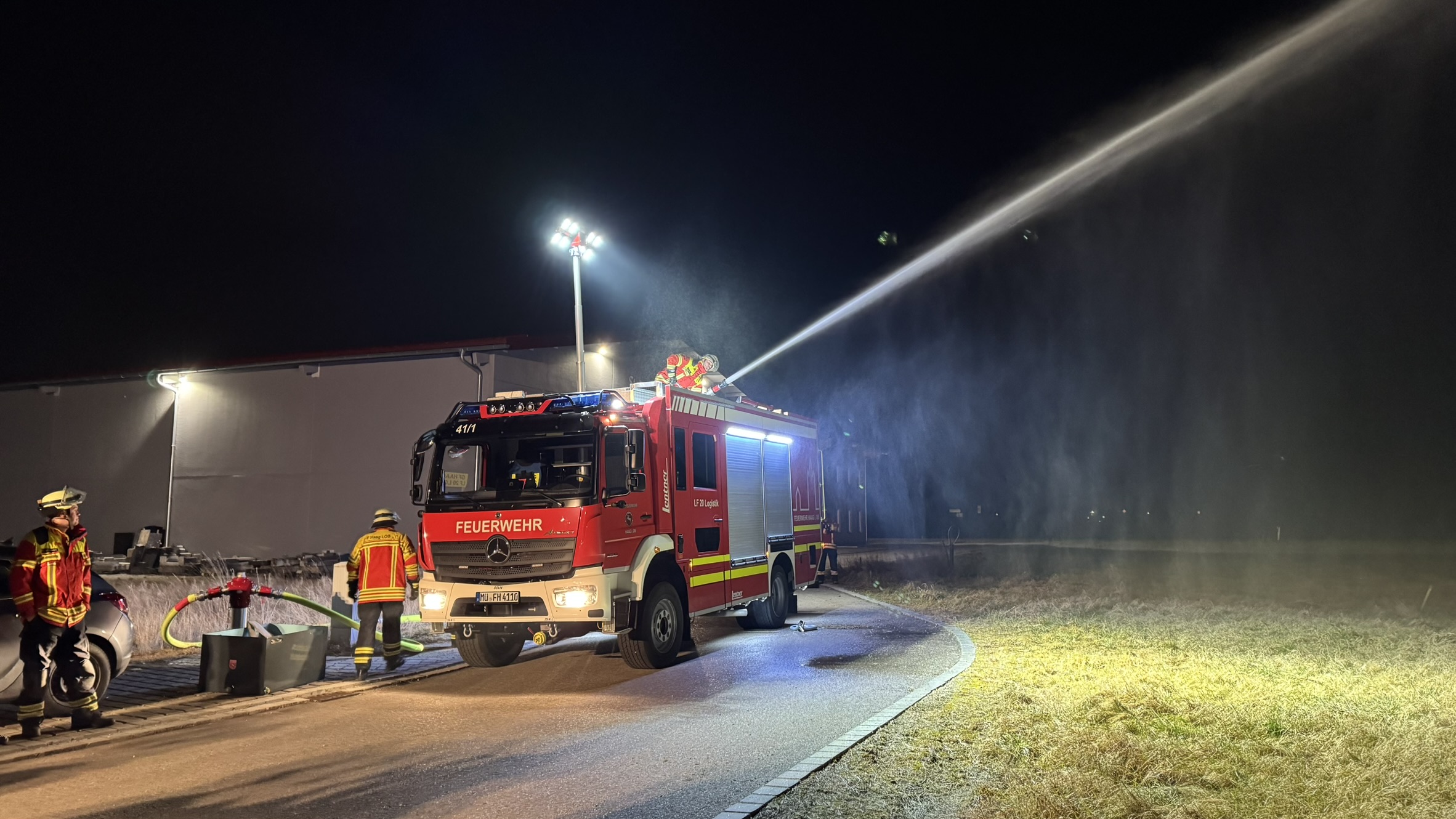Erste Übung mit dem neuen LF - Logistik