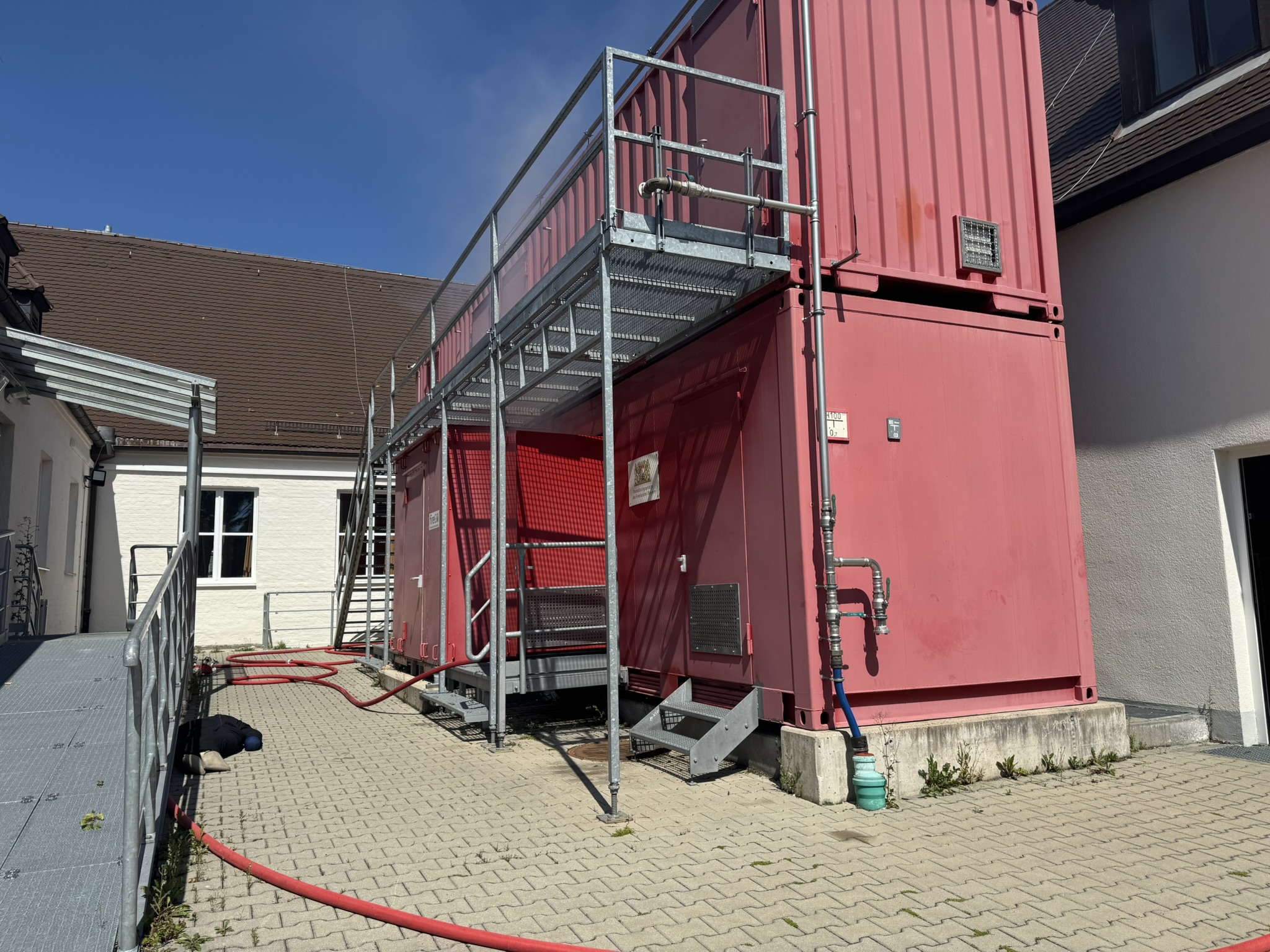 Besuch der Brandsimulationsanlage in Burghausen
