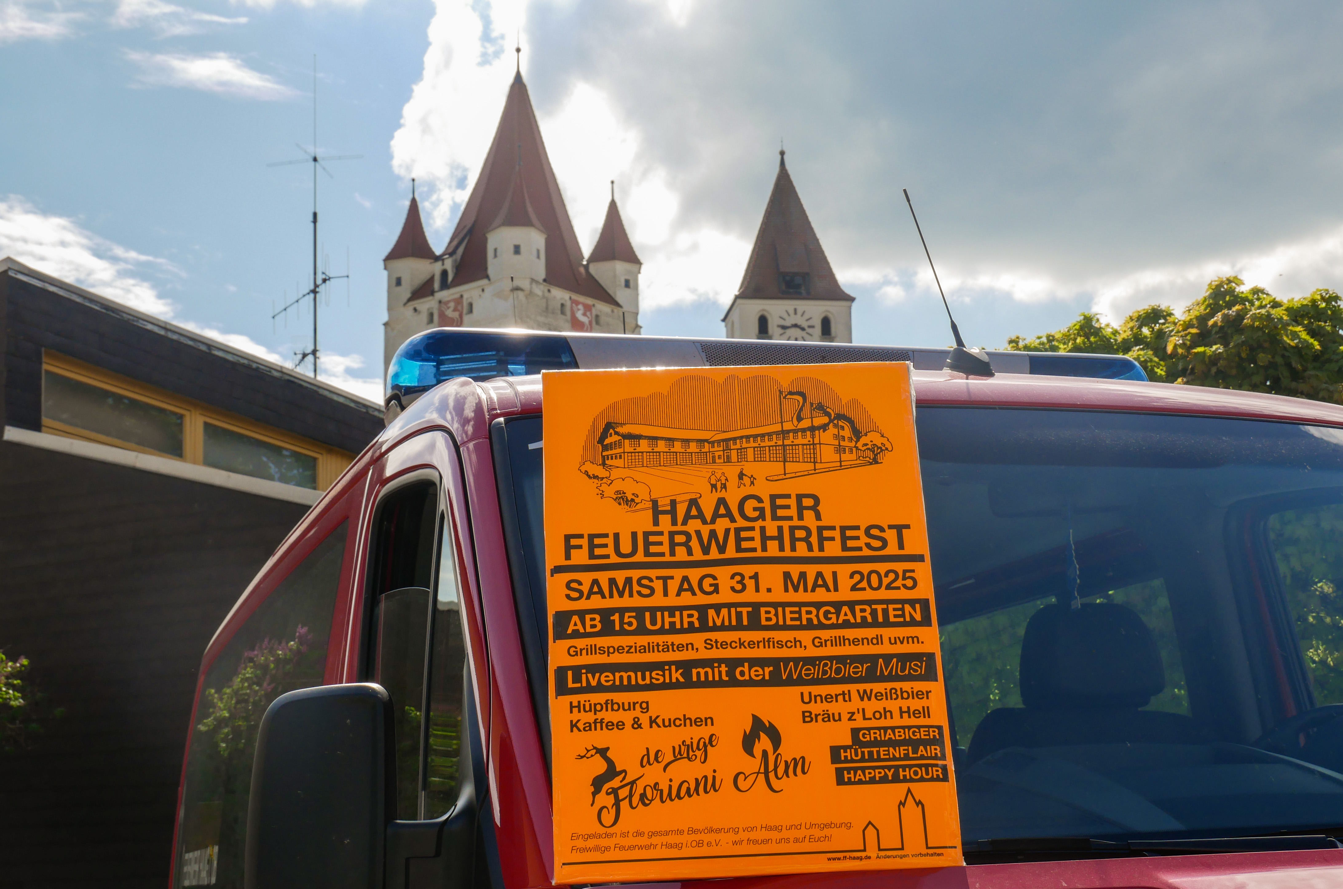 Einladung zum Haager Feuerwehrfest 2025