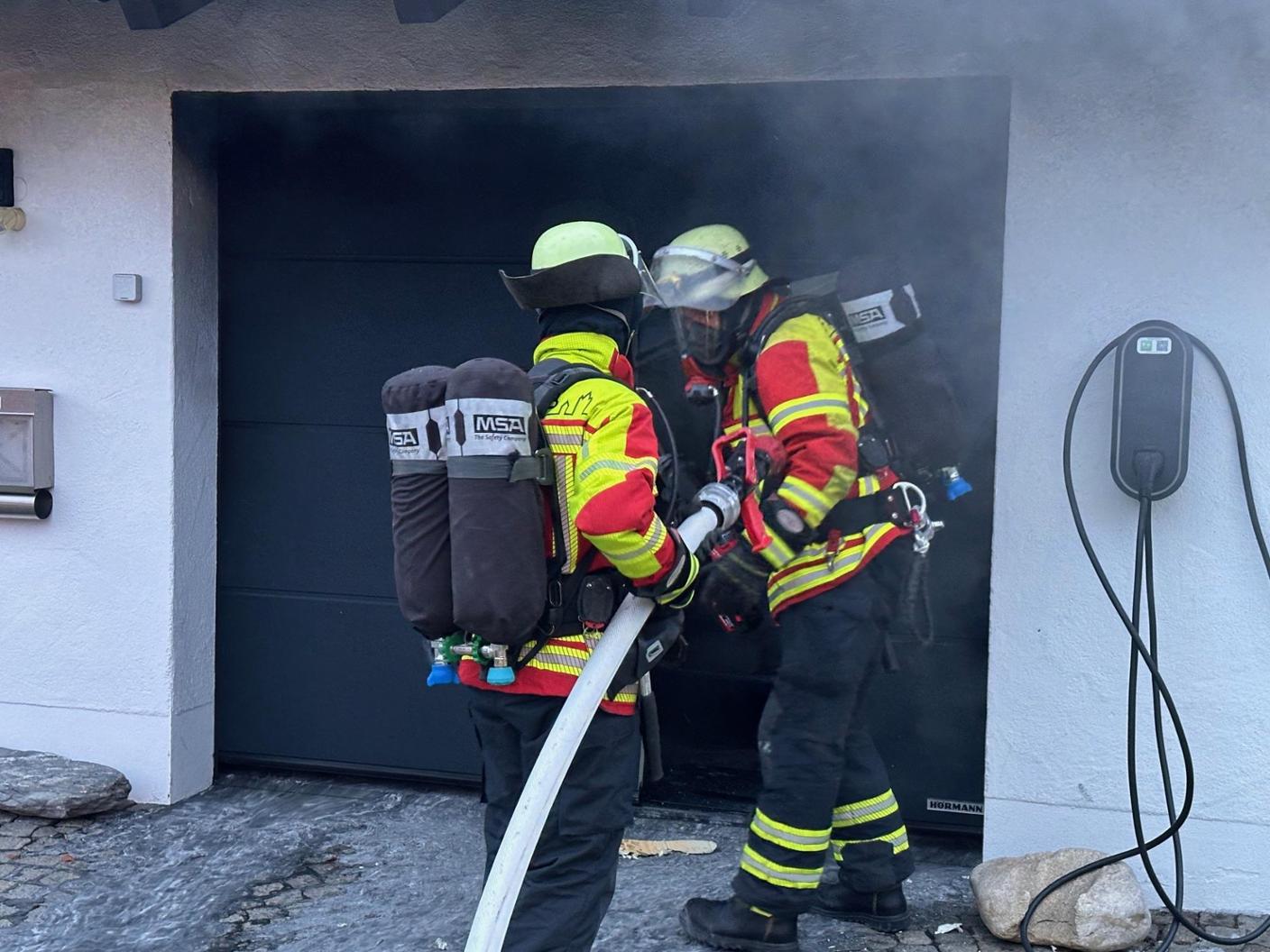 B3 - Garagenbrand in Freimehring