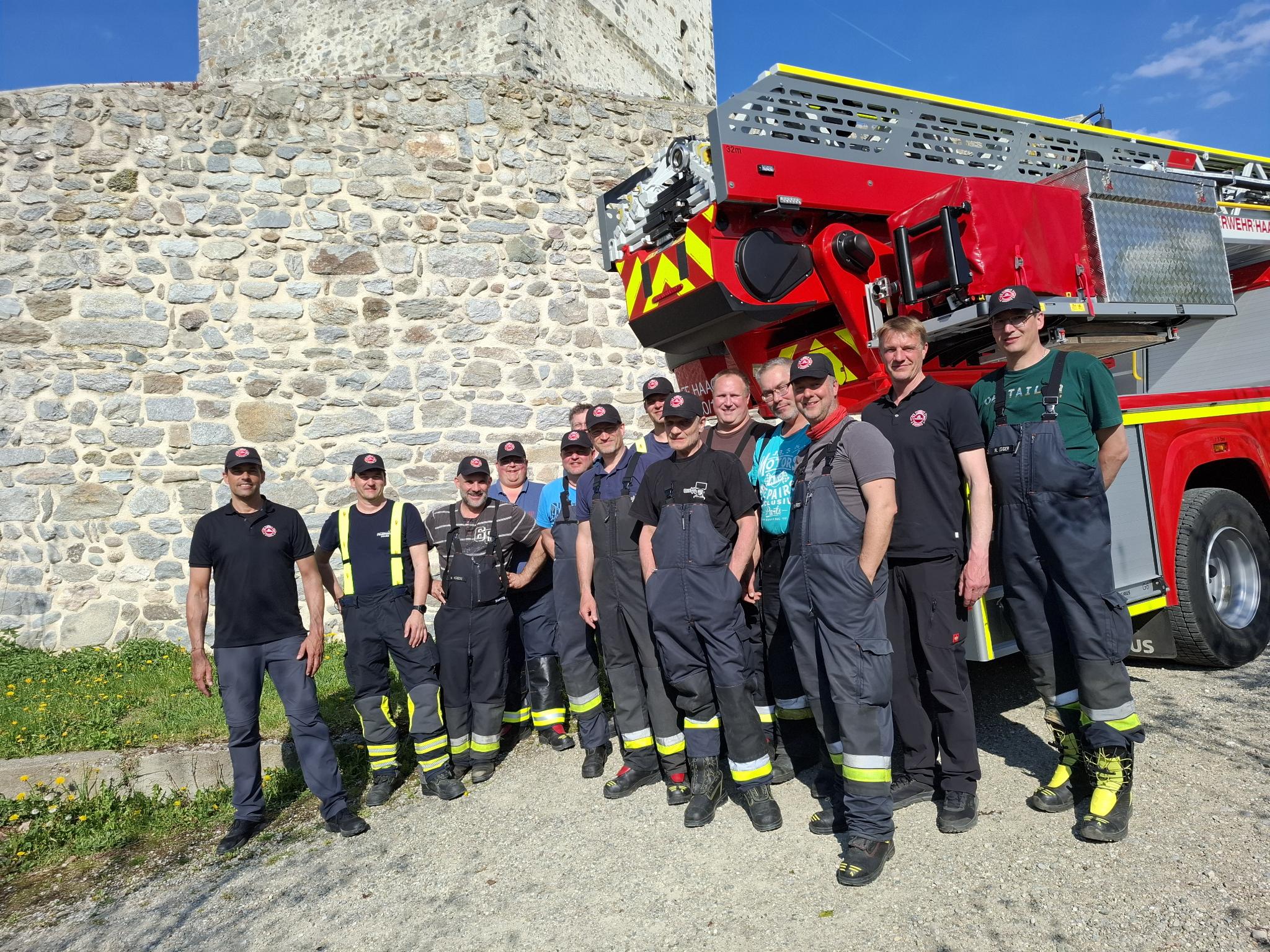 Herstellertraining für die neue Drehleiter